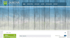 Desktop Screenshot of janova.cz